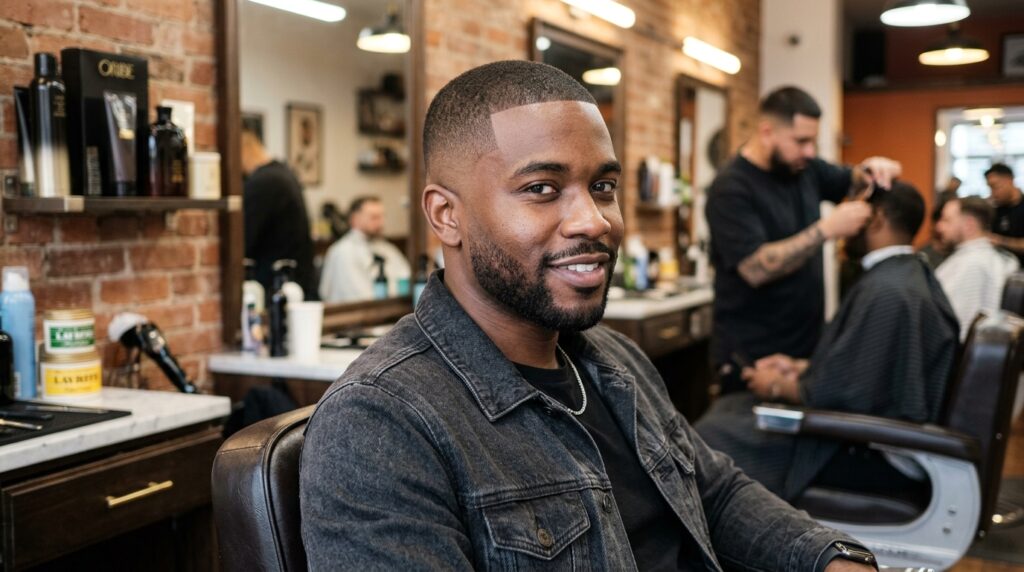 Temple Fade Buzz Cut