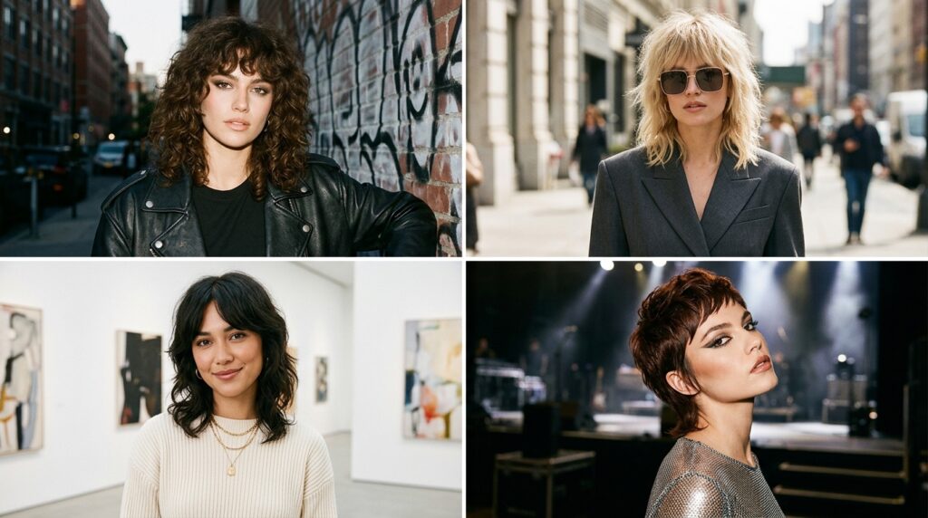 Wolf Cut Celebrities Inspiration