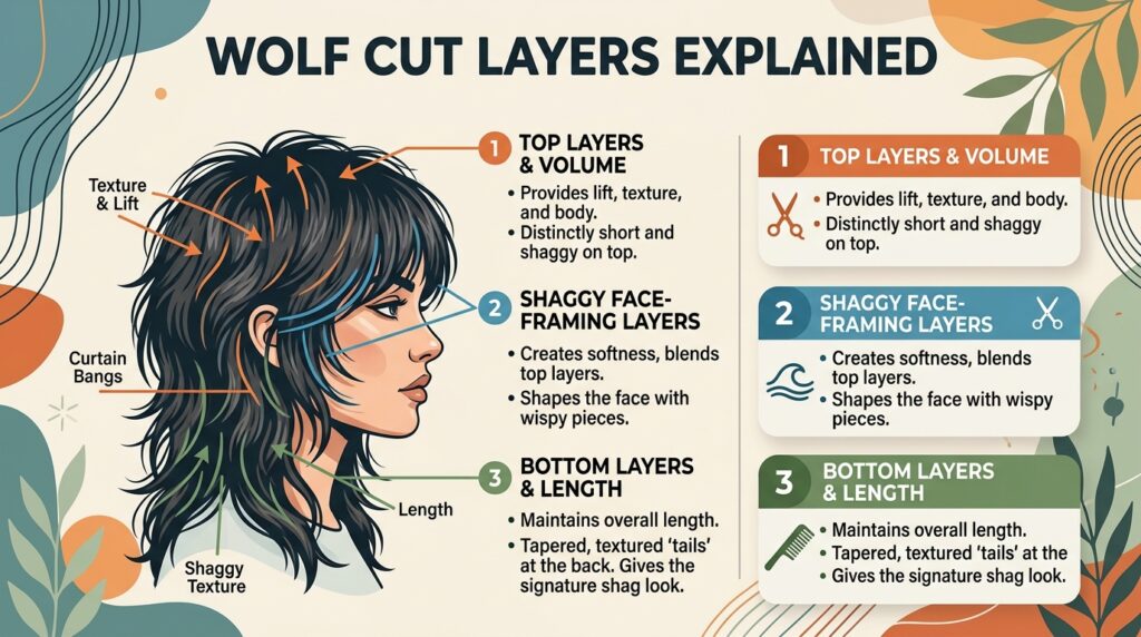 Wolf Cut Layers Explained