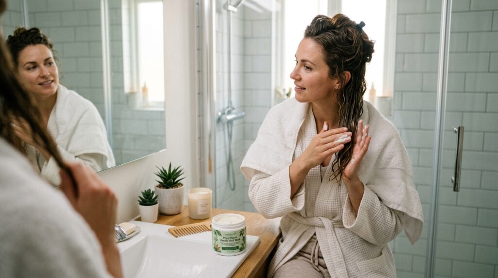 Use A Weekly Hair Mask